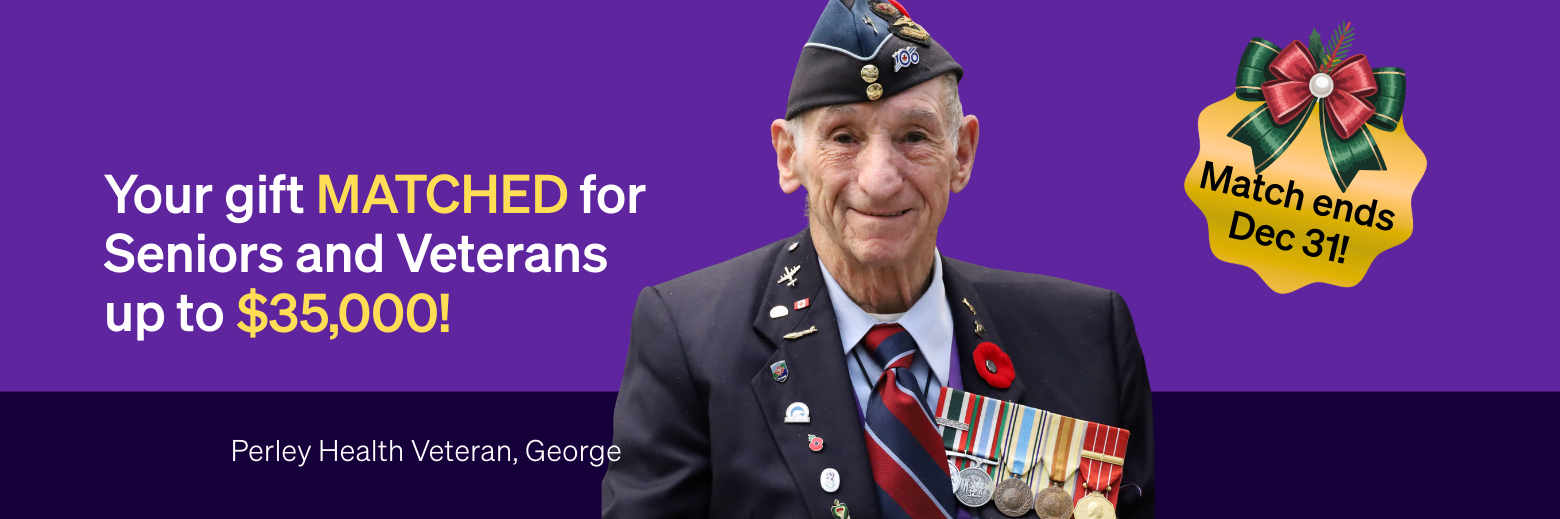 Your 2025 gift will DOUBLE for a Senior or Veteran.